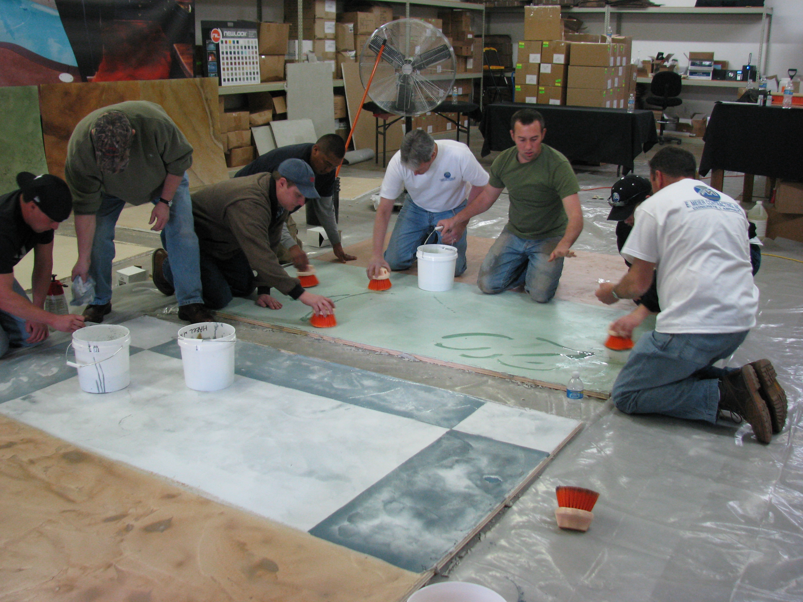 concrete stain training class