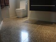 brown polished concrete