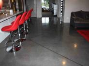 gray polished concrete