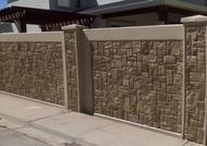 WallStain on vertical masonry surfaces